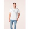 Pánske tričko CityZen XICHTY AGEN s potlačou OLLA biela M