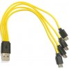 Štvornásobný nabíjací Micro USB kábel