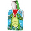 Nils Uterák - pončo z mikrovlákna aqua NAR20 Crocodile