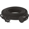 EMOS Vonkajší predlžovací kábel 25 m / 1 zásuvka / čierny / guma-neoprén / 250 V / 2,5 mm2 P01725R