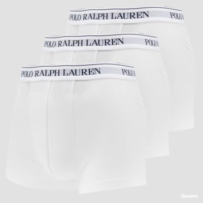 Ralph Lauren Polo 3Pack Stretch Cotton Classic Trunks biele
