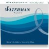 Waterman - Atramentové bombičky krátke – Serenity Blue