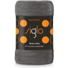 Faro Deka mikroplyš super soft tmavo sivá Polyester 130x170