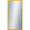DANTIK - Zrkadlo v rámu, rozmer s rámom 50x100 cm z lišty PERLA žltá lesklá (2880)