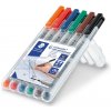 STAEDTLER Lumocolor 315 NonPermanent univerzálne popisovače 1,0mm - 6 farieb