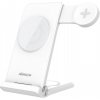 Bezdrôtová nabíjačka Nillkin PowerTrio 3v1 MagSafe pre hodinky Samsung Watch White