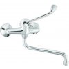 Novaservis Drezová batéria 150 mm lekárska páka Metalia 55 chróm 55070L/T,0