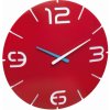TFA nástěnné hodiny 60.3047.05 CONTOUR - červené