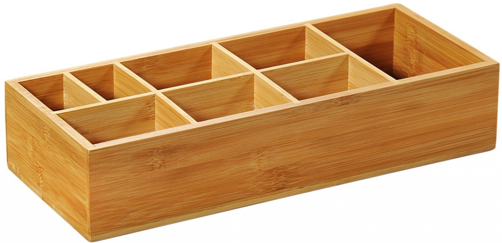 Kesper Skladovací box bambusový, 36 x 15 x 7,5 cm