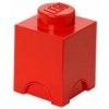 Úložný box, hranatý, LEGO, červený