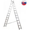Elkop Viacúčelový 2-dielny, výsuvný rebrík VHR Hobby 2x12, Hobby 2 x 12, TOP CENA, SLOVENSKÝ REBRÍK