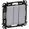 Legrand Valena Life Triple Connector Aluminium (752303)