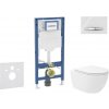 Geberit Duofix - Set predstenovej inštalácie, klozetu Oudee Vortex a dosky softclose, tlačidlo Sigma50, chróm/alpská biela SANI11CA3188B