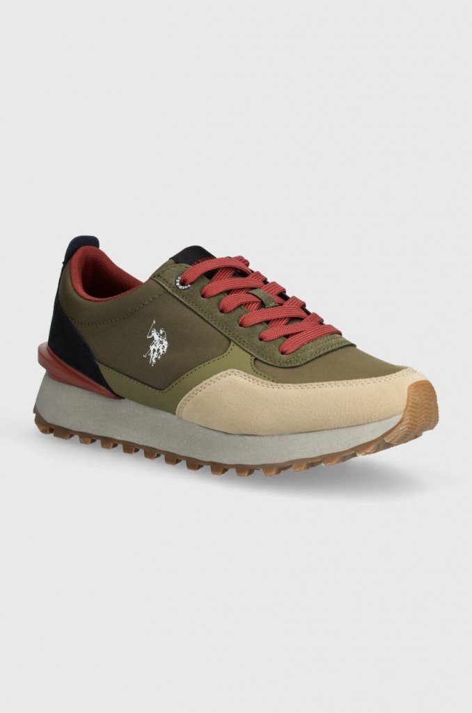 US Polo sneakersy JASPER001M 4HN1 zelená