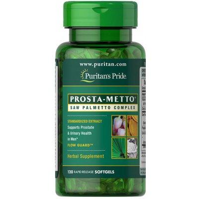 Puritan's Pride Saw Palmetto Complex Prosta-Metto Saw Palmetto Complex pre mužov 120 kapsúl