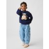 GAP Baby džínsy Pull-On Barrel Brannan Bear unisex Modrá 12-18M
