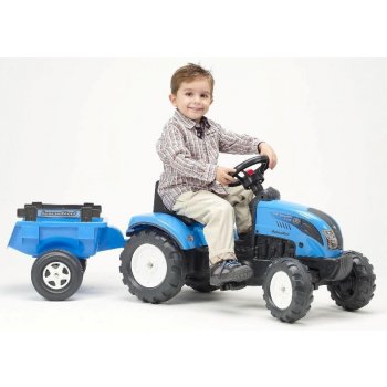 Falk Šliapací traktor 2050C Landini s vlečkou