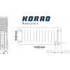 KORAD Radiátor 33VKP 500/1400 (KORAD 33VKP 500/1400)