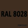 RAL 8028 uretánová auto farba lesklá alebo matná 1 liter + tužidlo + riedidlo (RAL8028 TERRA BROWN originálny odtieň uretánovej farby s lakom ( ČSN 2370 ))