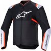 Textilná bunda Alpinestars T-SPS Air v2 čierna/biela/červená fluo M