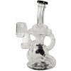 Blaze dab rig recycler 18 cm Čierna