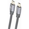 Gembird kábel HDMI High speed (M - M), séria Premium, Ethernet, pozlátené konektory, 2 m, CCBP-HDMI-2M