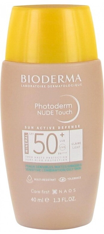 BIODERMA Photoderm nude touch mineral fluid svetlý SPF50+ 40 ml