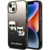 Karl Lagerfeld iPhone 14 Plus Gradient Ikonik Karl & Choupette čierne