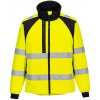 PORTWEST WX2 ECO HI-VIS CD875 / Reflexná softshellová ECO bunda - HV žltá/čierna XXL