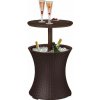 Keter Cool Bar Rattan whiskey hnedý
