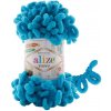 Pletacia priadza Alize Puffy 9 m, 100 gr. 16 sočí modrá 16 sočí modrá