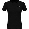 Dámske tričko Salewa Eagle Minilogo AM T-Shirt Black Out 40