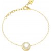 Oceľový náramok v zlatej farbe Guess Moon Drops JUBB06246JWYGS