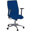 Kancelárska stolička Manutan Expert Penelope Tex, čierna/modrá