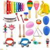 Ramiz Sada drevených nástrojov pre deti 2+ Batoh + hudobné nástroje 22 el.