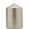 MagicHome Vianoce Sviečka MagicHome Vianoce, 7x10 cm, valcová, šampaň, metalický efekt
