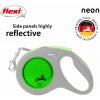 Flexi Vodítko Neon M pások 5m černo-zelené
