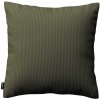 Dekoria Karin - jednoduchá obliečka, temná olivová, 50 x 50 cm, Manchester, 701-35