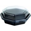 DUNI Octaview ps čierna/tr 160 × 160x60 mm (20 ks)