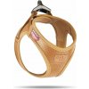 CURLI Postroj pre psov z jablčnej kože Brown S, 4-7 kg
