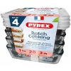 Pyrex 913S271/7644 Sada dóz 1,5 l 4 ks