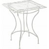 Garden-Shop Kovový stôl GS19599 - Biela antik