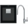Súprava granitový drez Franke Kanon 125.0670.900, kuchynská batéria Franke Eos 115.0590.045