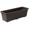 PLASTKON Truhlík Garden 80 cm hnedá
