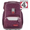Školská aktovka Step by Step BASIS, Berry Stars - 4-dielny set, AGR certifikát