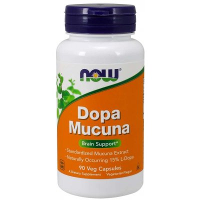 Now DOPA Mucuna 90 rostlinných kapsúl