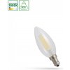 SPECTRUM LED - Žiarovka SPECTRUM CLEAR - 4W -340lm - 300° - 230V - Teplá biela / 1800°K - COG E-14