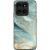 Mobiwear Glossy lesklé puzdro na Honor X7d / Honor 400 Smart 5G - zelenkavý mramor 5907861871860