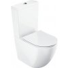 Ravak Optima Rimoff voľne stoj WC kombi 38x60,5x82,5 cm+sed SC,Vario odpad,Biele+Cleaner X01870