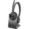 HP Poly Stereofonní headset Poly Voyager 4320 UC USB-A + adaptér BT700 USB-A + nabíjecí stojan